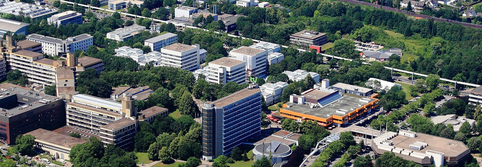 Luftaufnahme vom Campus der TU Dortmund